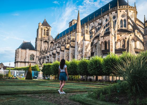 THE JACQUES COEUR PALACE AND THE BOURGES CATHEDRALE